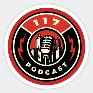 one Hundred seventeen podcast Sticker